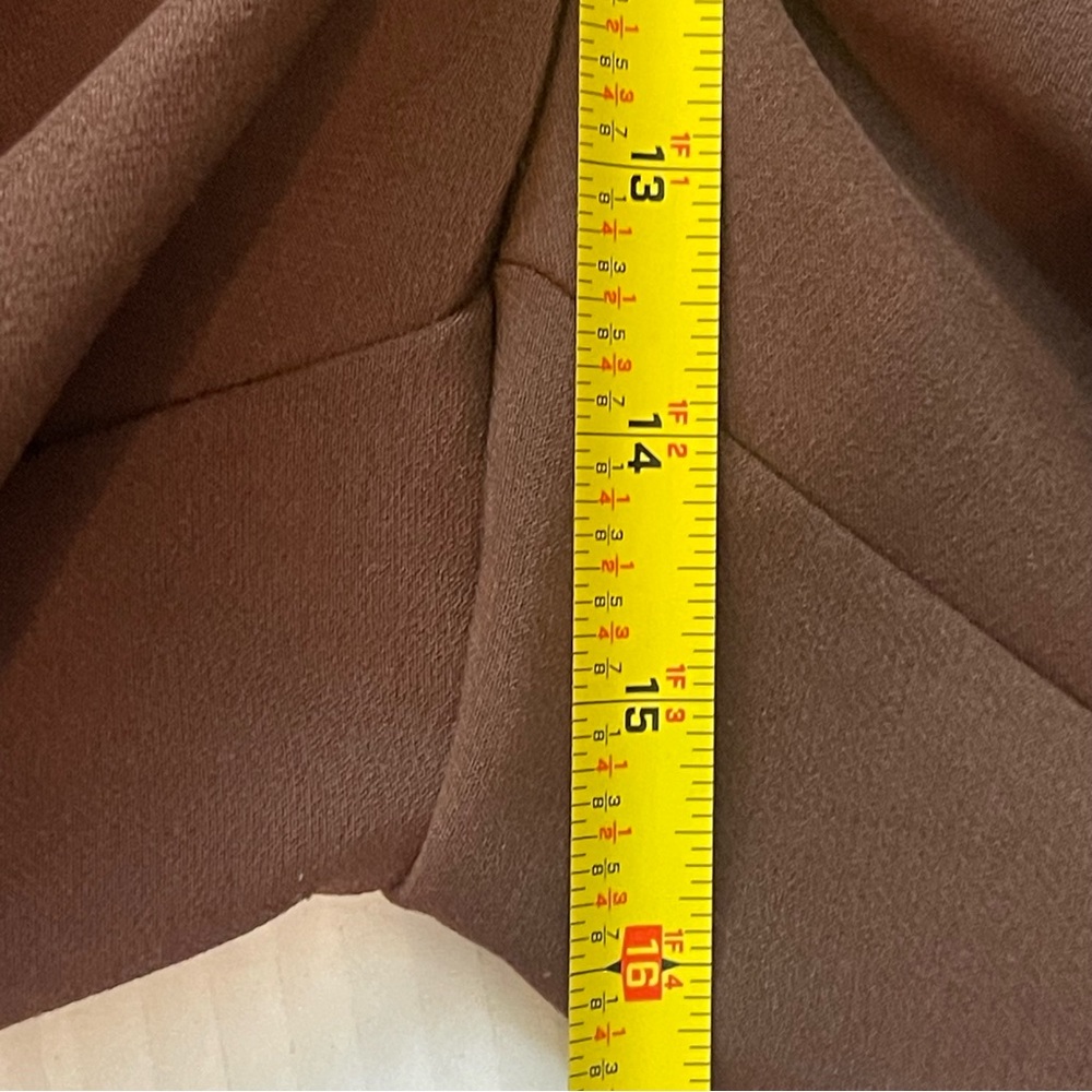 Ann Taylor Brown Straight Leg Dress Pants NWOT Size 14 - Picture 11 of 12